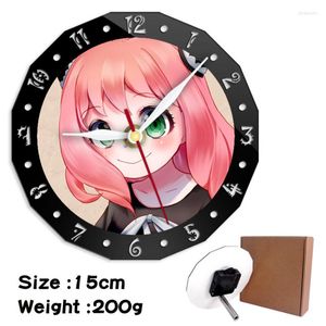 Horloges murales Anime Horloge Design Moderne Creative Reloj De Pared Simple Ornements De Bureau Décor À La Maison Pour Chambre Salon