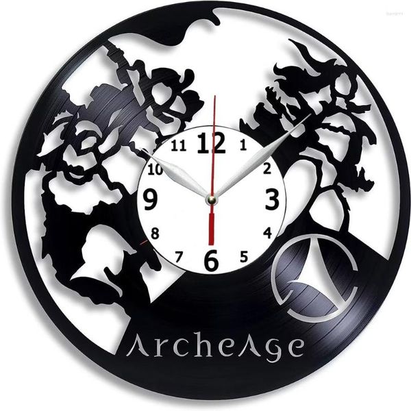 Horloges murales ArcheAge Horloge avec l'image d'un jeu vidéo Jeux MMORPG Art Cadeau pour toute occasion