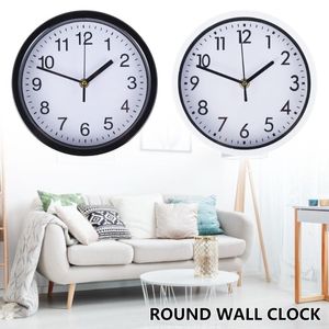 Wandklokken aankomst klassieke vintage ronde klok moderne plasitc hangende horloge schattige desktop student slaapzaal huisdecorwall clockswall