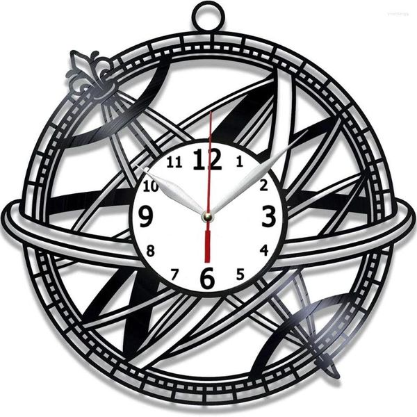 Horloge Murale Astronomie Décor - Idée Cadeau Zodiaque Pour Fille Maison Record Horloge 12 Pouces Fait Main Femme