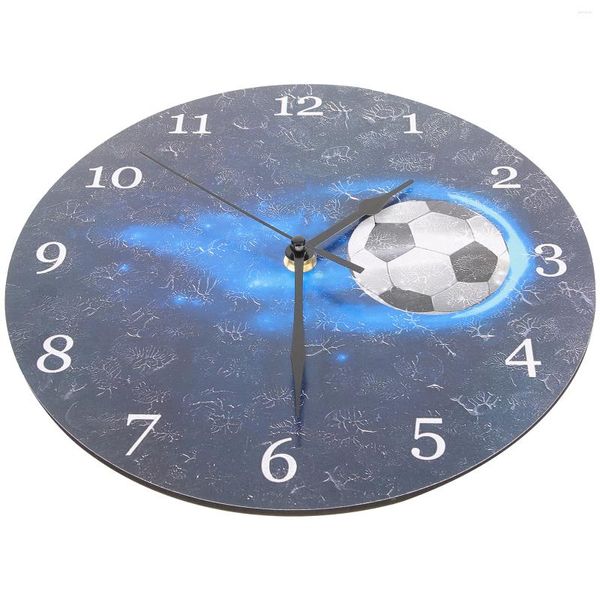 Horloges murales salle de bal horloge bureau pratique ménage décoratif salon décoration football