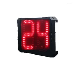 Horloges murales Compte à rebours de temps de jeu de basket-ball Horloge portable S avec buzzer et télécommande 8 '' 12 24 secondes