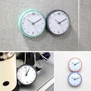 Relojes de pared baño cocina impermeable ventosa reloj decoración ducha temporizador hogar sala de estar niños