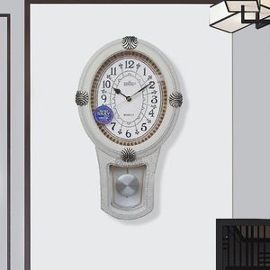 Horloges murales salle de bain moderne mécanisme d'horloge décorative blanc élégant insolite silencieux Reloj Pared accessoires pour la maison AB50WC
