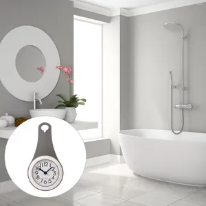 Horloges murales salle de bain ventouse horloge numérique douche plastique étanche rustique décor maison