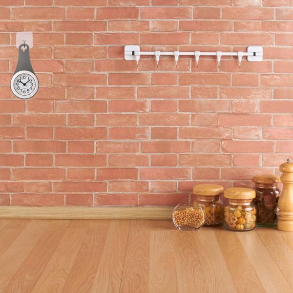 Relojes de pared Baño Ventosa Reloj Silencioso Colgando Agujero Operado Ducha Alarma Temporizador Digital