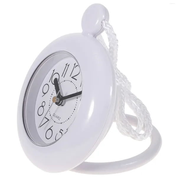 Relojes de pared Cuarto de baño Reloj impermeable Reloj Inodoro Lectura fácil Toalla colgante digital