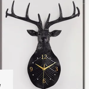 Relojes de pared Reloj con batería colgante moderno nórdico Nixie movimiento minimalista decoración de madera salón Casa muebles de sala de estar