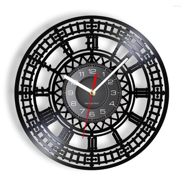 Relojes de pared Big Ben Clock Tower Travel Landmark Art London Record England Souvenir Gift