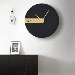 Wandklokken Zwarte cijfers Klok Gereedschap Stille tijd Slaapkamer Unieke Retro Elegante Creatieve Horloges Murales Gaming Kamerdecoratie