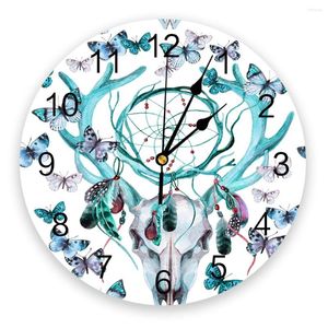 Horloges murales Butterfly Dream Catcher 3d horloge moderne Design moderne Brief Living Decoration Kitchen Art Watch Home Decor