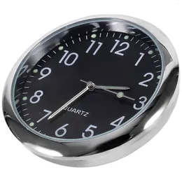 Horloges murales Tableau de tableau de bord Corloge adhésive mini Luminous Air Vent Quartz Watch Auto Supplies Hour