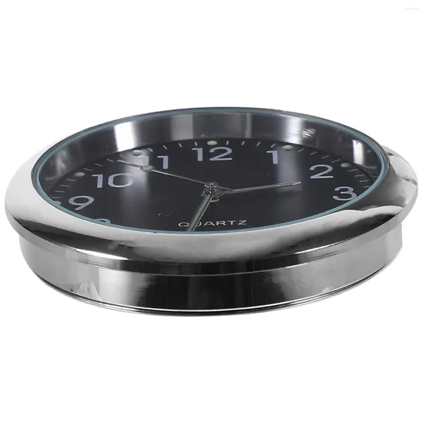 Horloges murales Pointeur de voiture Compteur Horloge Petite montre à quartz pour tableau de bord Tableau de ventilation de poche Mini véhicule