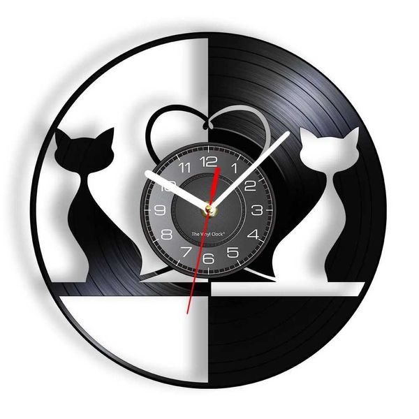 Horloges murales CATS Couple moderne Clock Mur