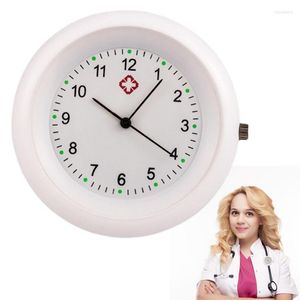 Horloges murales montre de poitrine pour infirmières stéthoscope montres avec symboles broche Fob étanche horloge précise