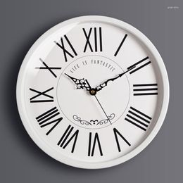 Wandklokken Klassieke Slaapkamer Klok Mechanisch Ontwerp Oude Kunst Quartz Horloge Stille Beweging Relojes De Pared Home Decorating Items