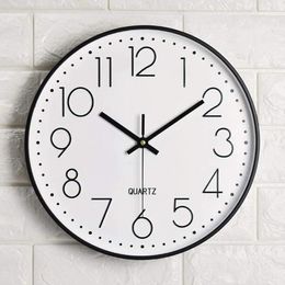 Horloges murales Clock 12 '' Quartz silencieux non coussin