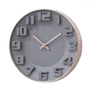 Relojes de pared reloj 3d cocina moderno oro rosa sala de estar dormitorio silencioso reloj colgante hogar Zegar Scienny regalo Ideas