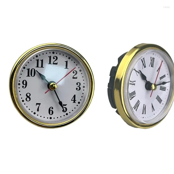 Horloges murales Horloge Insert Quartzs Mouvement Décor rond pour salons Bureau Bureau Artisanat Dropship