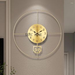 Wandklokken klok woonkamer huis mode modern minimalistisch zakje horloge messing decoratief