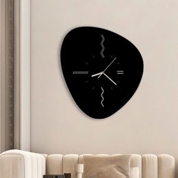 Horloges murales horloge salon ménage mode créatif silencieux poinçon gratuit Simple Restaurant atmosphère montre décoration