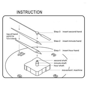 Wandklokken klokbewegingsmechanisme Clockwork Quartz reparatieonderdelen DIY vervanging