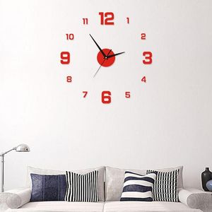 Relojes de pared, reloj para decoración de habitación, pegatina colgante luminosa de estilo nórdico sin perforaciones, decoración acrílica de moda para dormitorio