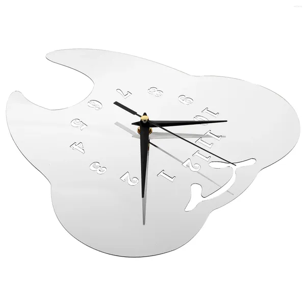 Horloges murales Horloge Miroir en forme de dent Clinique dentaire moderne Silencieux Décoratif Bureau Acrylique Rustique