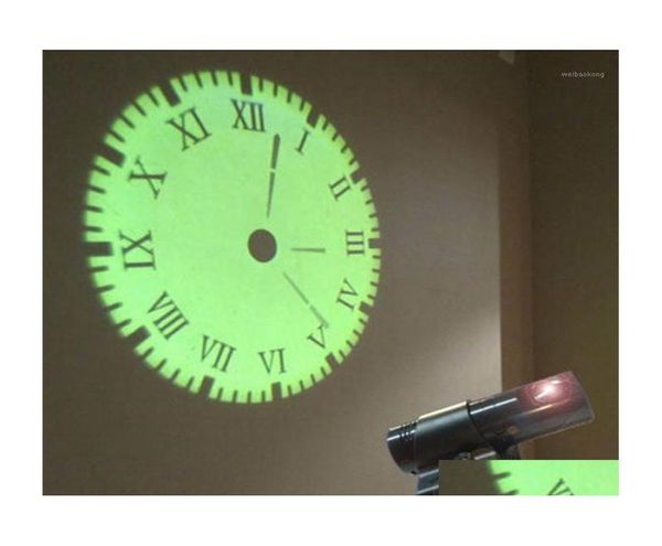 Horloges murales créatives analogiques Digital Light Desk Projection Romaarabia Clock Remote Control Decor US1 Drop Livrot Garden5670928