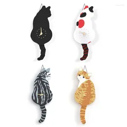 Wandklokken Creatieve klok Naughty Cat Wag Tail voor huisdecoratie