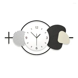 Horloges murales Creative Minimaliste Horloge Salon Maison Unique Chambre Bureau Luxe Fantaisie Élégant Reloj De Pared