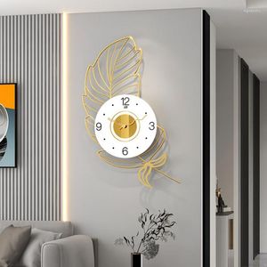 Horloges murales Creative Watch Living Home Saatrations Saatrationation moderne Horloge numérique de luxe Duvar Saati Mobilier de chambre japonais