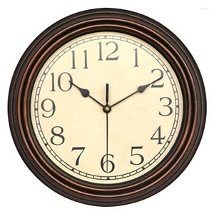 Wandklokken Creatieve Houten Klok Woonkamer Luxe Vintage Europese Stijl Eenvoudige Originele Unieke Reloj De Pared Home Decor