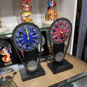 Relojes de pared Cross Border American European Style Clock Descripción de decoración creativa Reloj Vintage Rechan Handicrafts Pendan 230814