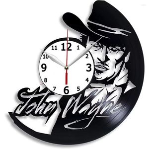 Horloge Murale Décor Compatible Avec John Wayne L'image De L'acteur Américain Pour Diff