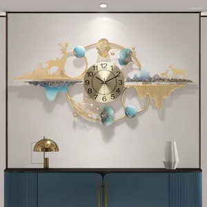 Horloges murales décoration moderne salon design horloge LED décor à la maison ornements pour grande décoration décorée en 3D