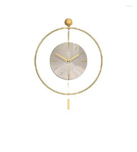 Horloges murales Design salon grande horloge grande cuisine lumineuse nordique moderne Vintage Horloge Murale maison WWH30XP