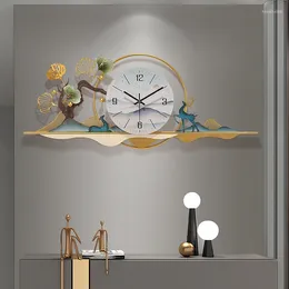 Wandklokken Ontwerp Minimalistisch Stil Creatief Mode Nordic Horloge Esthetische Luxe Horloge Murale Woonkamer Decoratie