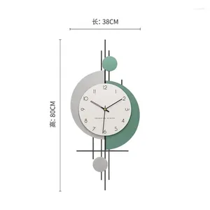 Wandklokken Ontwerp Unieke klok Minimalisme Creatief Geen geluid Europees horloge Lange gebruikersbonus Esthetisch Reloj De Pared Decorarion