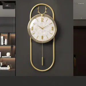 Wandklokken Digitale Monteur Keukenklok Metaal Slaapkamer Goud Stil Luxe Ongebruikelijk Reloj Pared Woonaccessoires