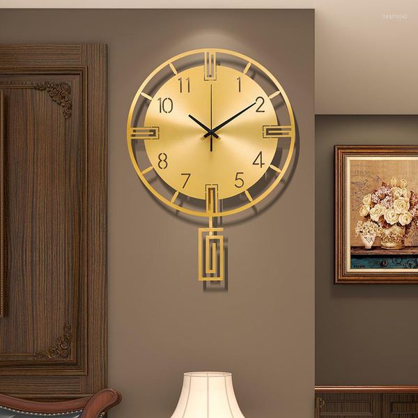 Horloges murales numérique chambre réveil grand luxe particulier vivant géant Relog De Pared maison décoration MX50WC