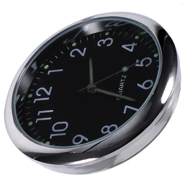 Horloges murales de la voiture numérique Pointer Pointer Vehicle Toard Dash Toard Clock Bike Quartz Mini Pocket