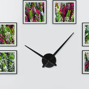 Relojes de pared DIY Reloj Escaneo Segundo movimiento Manos Kit Motor Kits de punto de cruz para eléctrico