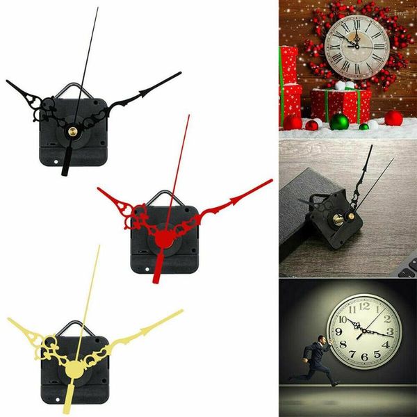 Relojes de pared DIY Kit de movimiento para reloj de cuarzo Reloj Pilas Mecanismo Herramienta de reparación Reemplazar puntos Energía eficiente