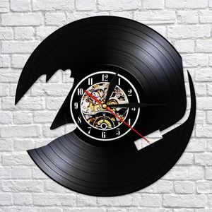 Wall Clocks DJ Music Record LP Clock Bekijk 3d Night Light Party Dance Hall Decor Vintage Time Waars Club Gift voor