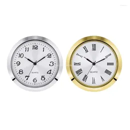 Horloges murales Montre en métal durable Cadran Horloge ronde Artisanat 55mm Diamètre Tête Élégant Dropship