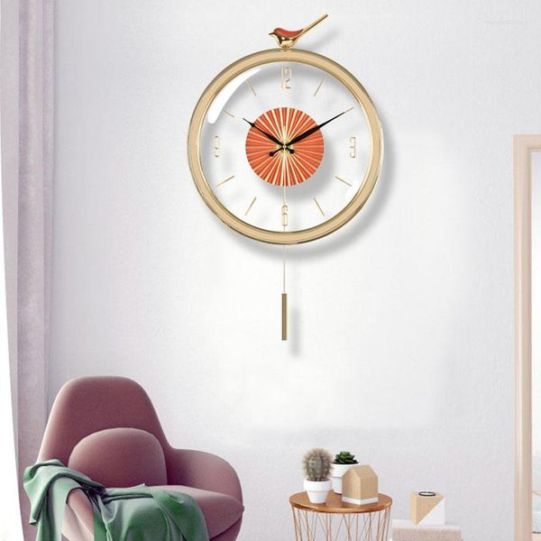 Horloges murales électronique grande montre minimaliste silencieux créatif luxe cuisine pendule cadeau Relojes Murale Saatration