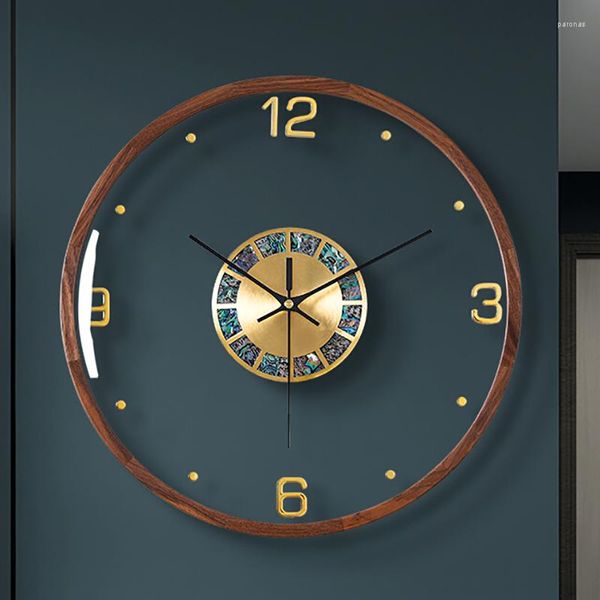 Relojes De Pared elegantes para sala De estar, reloj con agujas, movimiento De batería, soporte silencioso, cocina, oficina, Relojes De Pared, decoración del hogar