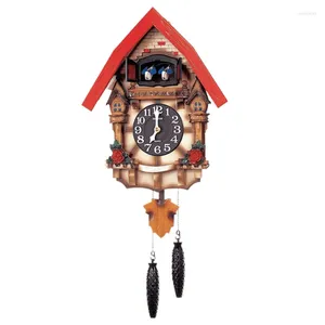Horloges murales élégant pendule horloge vintage bois salon intérieur ornements décorat montre luxe antique accessoire