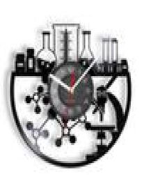 Horloges murales Équipements LP Horloge Laboratoire Expérience Bioexpérimentation Fournitures Vivid Modern Watch Science Lovers GIFt6315631